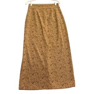 Studio C Womens Skirt 2025 Fashion Trend Animal Print Brown Pencil Skirt  Size 8